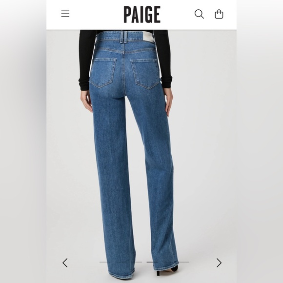 PAIGE Sasha Wide Leg Jean - Picture 4 of 6